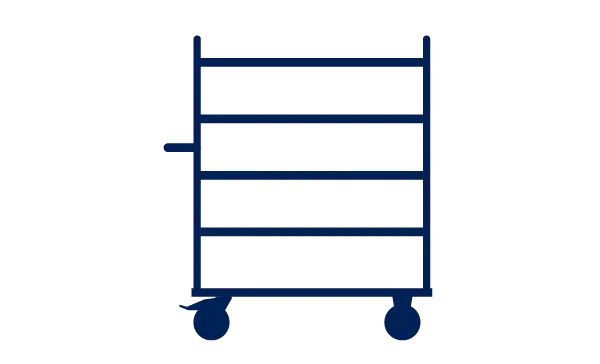 Etagenwagen 5 Etagen