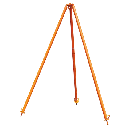Stahlrohr-Dreibein höhenverstellbar - Typ DST