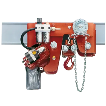 Elektrokettenzug kurze Katze mit Haspelfahrwerk