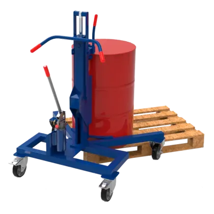 Fasstransporter FG05030, Tragfähigkeit 300 kg, Spannautomatik für Fass- rand