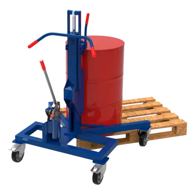 Fasstransporter FG05030, Tragfähigkeit 300 kg, Spannautomatik für Fass- rand