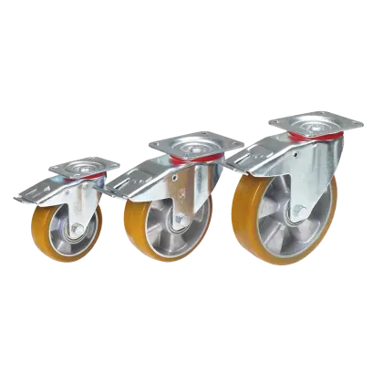 Lenk- und Bockrollen mit Polyurethanbereifung GH4013/4014/4015