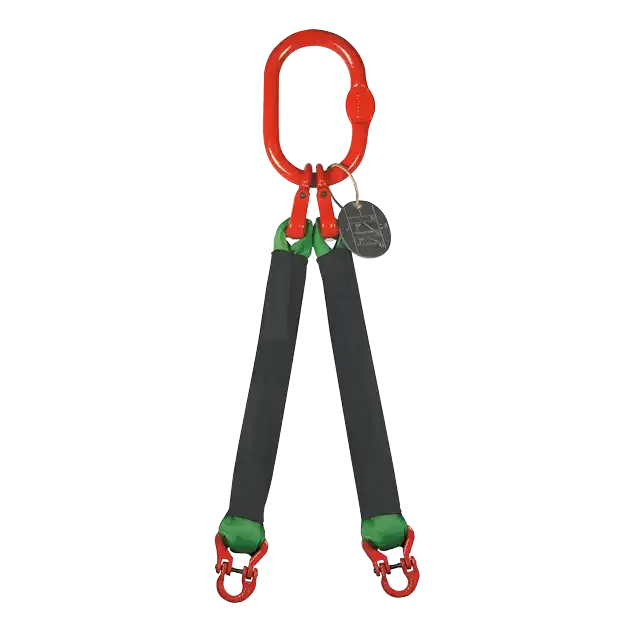 2-Strang Rundschlingengehänge mit Textilkupplung