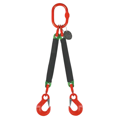 2-Strang Rundschlingengehänge mit Lasthaken