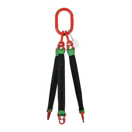 3-Strang Rundschlingengehänge mit Textilkupplung