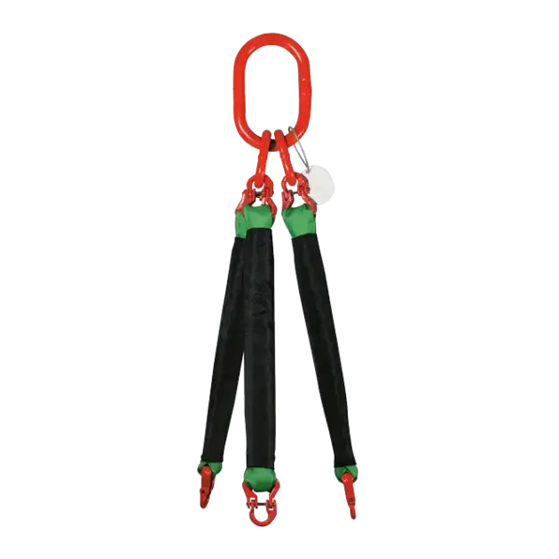 3-Strang Rundschlingengehänge mit Textilkupplung