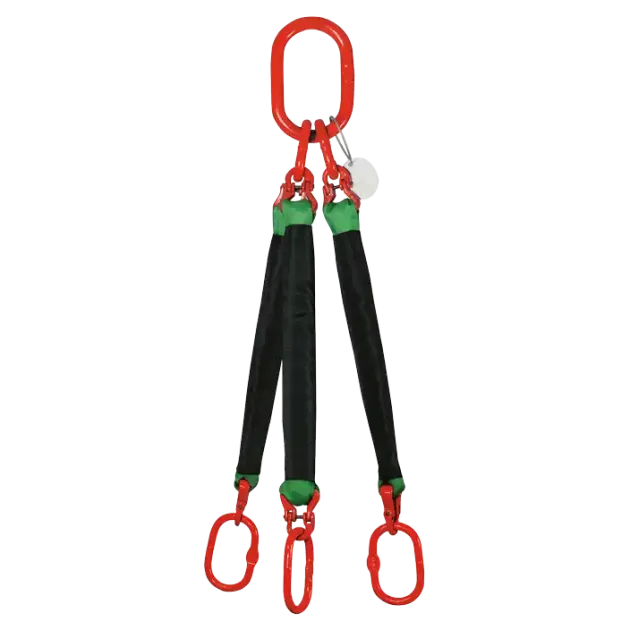 3-Strang Rundschlingengehänge mit Ovalöse