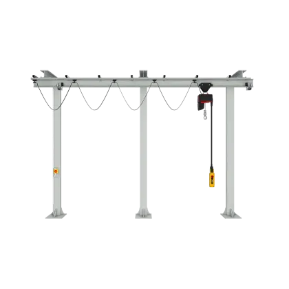 Einschienen-Kranbahn P200 mit Auskragung
