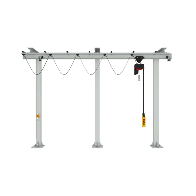 Einschienen-Kranbahn P200 mit Auskragung
