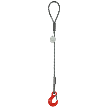 1-Strang Drahtseilgehänge Schlaufe/Haken