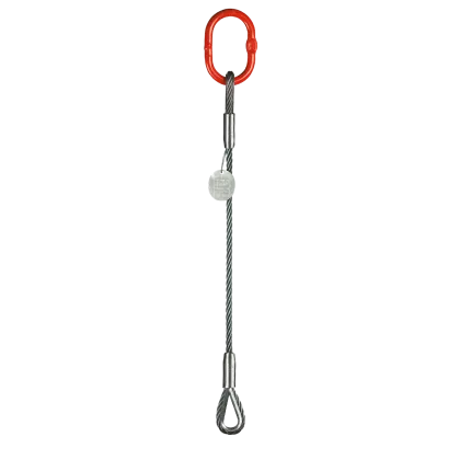 1-Strang Drahtseilgehänge Ovalöse/Kausche