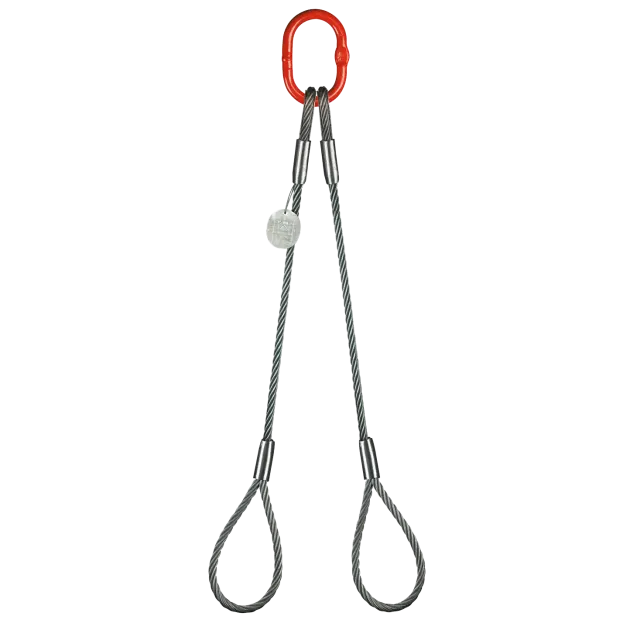 2-Strang Drahtseilgehänge Ovalöse/Schlaufen