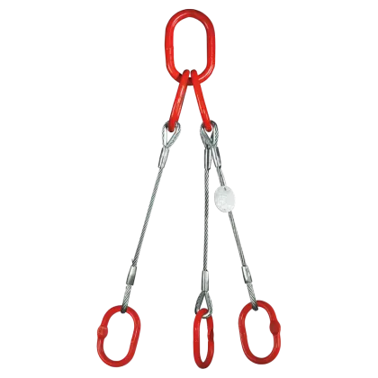 3-Strang Drahtseilgehänge Aufhängeglied/Ovalösen