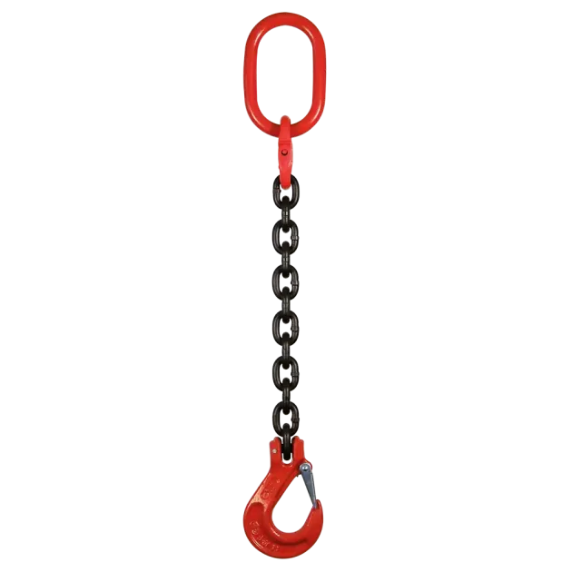 1-Strang Anschlagkette Blackprize GK8 mit Lasthaken