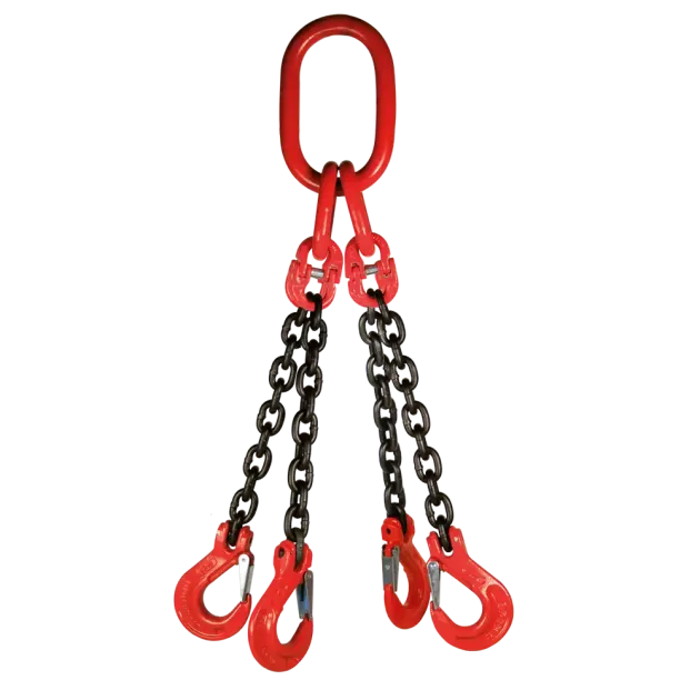 4-Strang Anschlagkette Blackprize GK8 mit Lasthaken