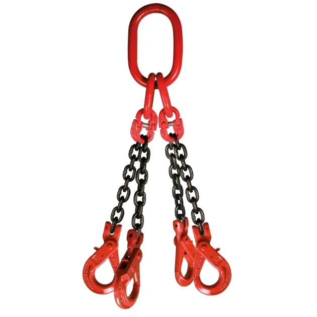 4-Strang Anschlagkette Blackprize GK8 mit Sicherheitslasthaken