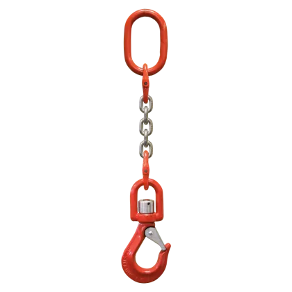 1-Strang Anschlagkette GK8 mit Wirbelhaken