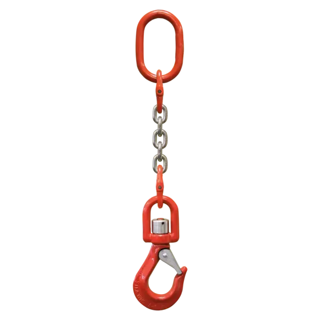 1-Strang Anschlagkette GK8 mit Wirbelhaken