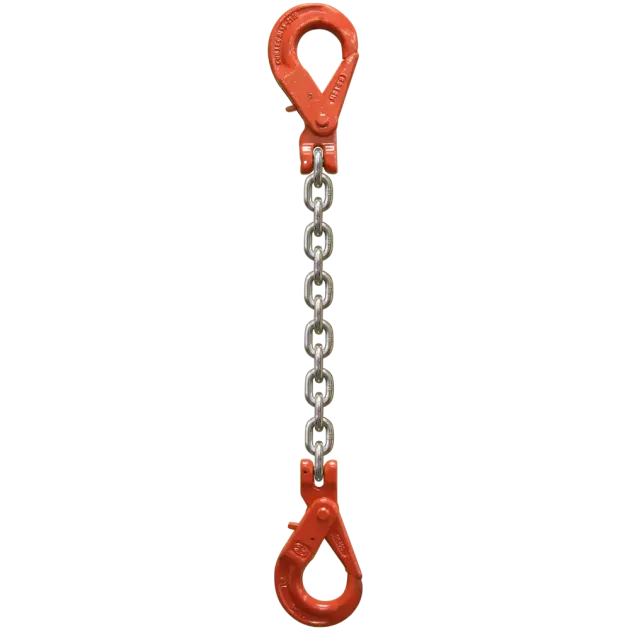 1-Strang Anschlagkette GK8 beidseits mit Sicherheitshaken