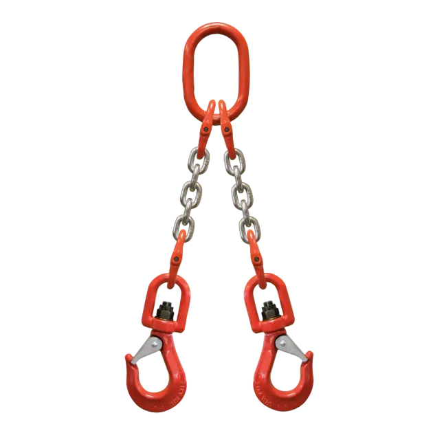 2-Strang Anschlagkette GK8 mit Wirbelhaken