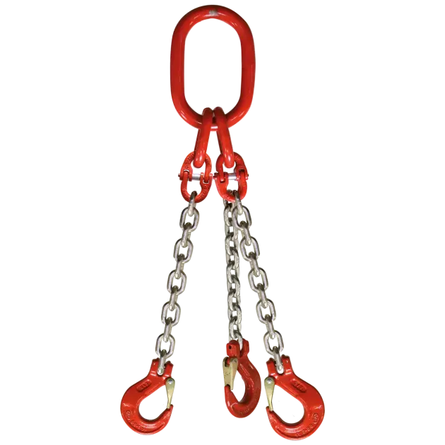 3-Strang Anschlagkette GK8 mit Lasthaken