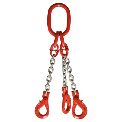 3-Strang Anschlagkette GK8 mit Sicherheitslasthaken