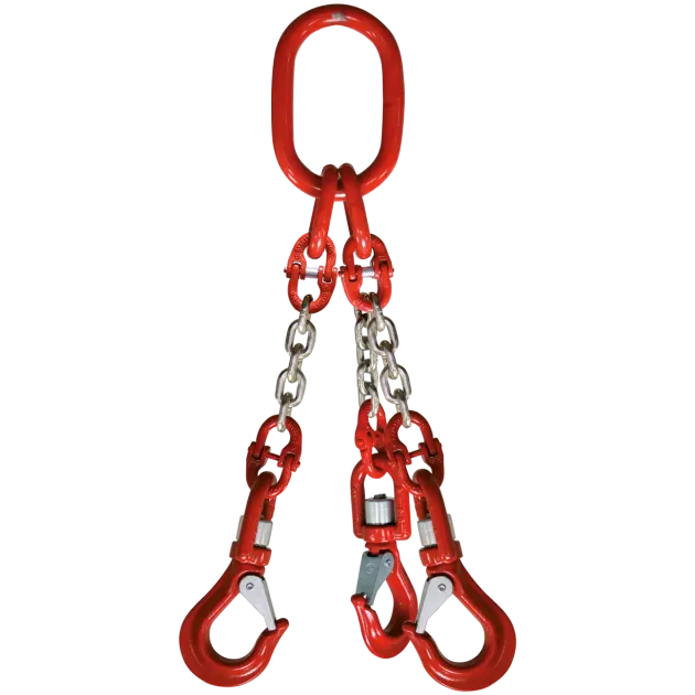 3-Strang Anschlagkette GK8 mit Wirbelhaken