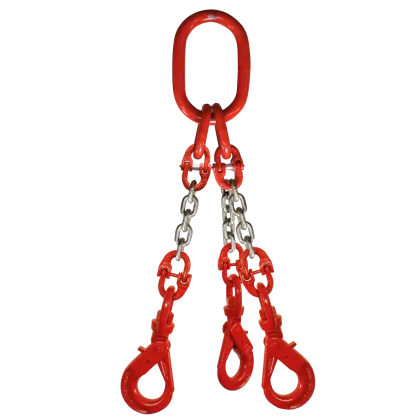 3-Strang Anschlagkette GK8 mit Wirbellasthaken