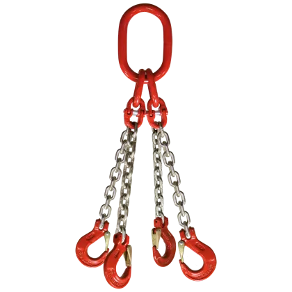 4-Strang Anschlagkette GK8 mit Lasthaken