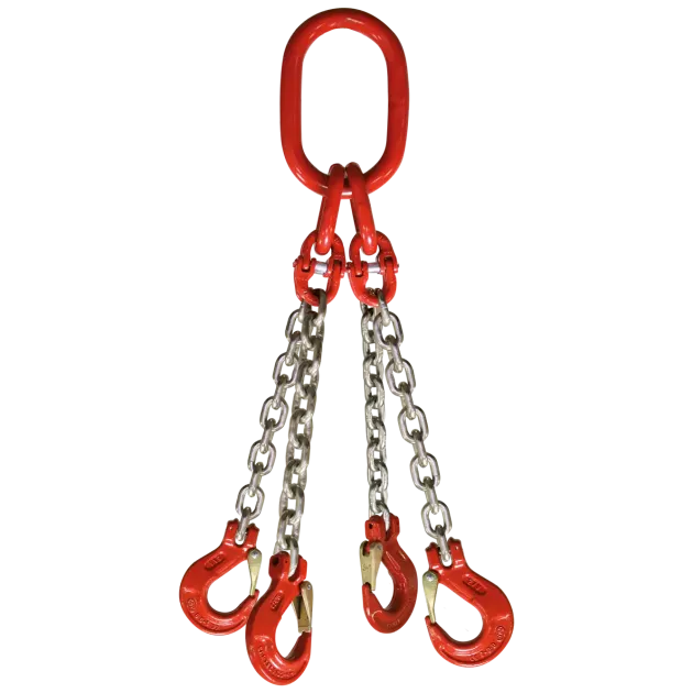 4-Strang Anschlagkette GK8 mit Lasthaken