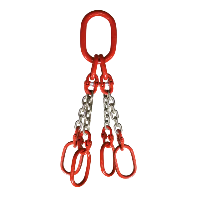 4-Strang Anschlagkette GK8 mit Ovalösen