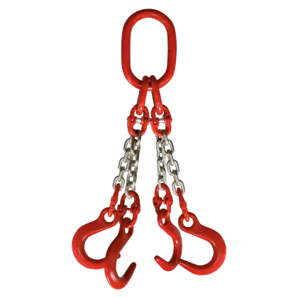4-Strang Anschlagkette GK8 mit Weitmaulhaken