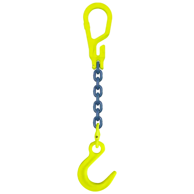 1-Strang Anschlagkette GK10 - HE100 mit Weitmaulhaken