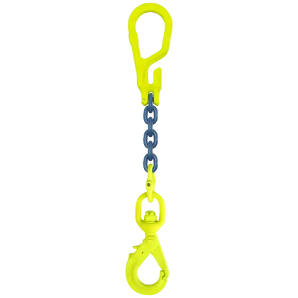 1-Strang Anschlagkette GK10 - HE100 mit Wirbelhaken