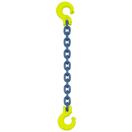 1-Strang Anschlagkette GK10 - HE100 mit Schlinghaken beidseits