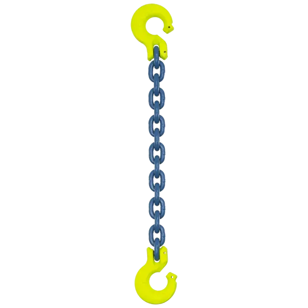 1-Strang Anschlagkette GK10 - HE100 mit Schlinghaken beidseits