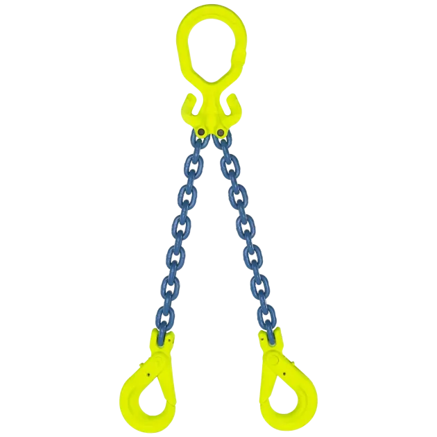 2-Strang Anschlagkette GK10 - HE100 mit Sicherheitslasthaken