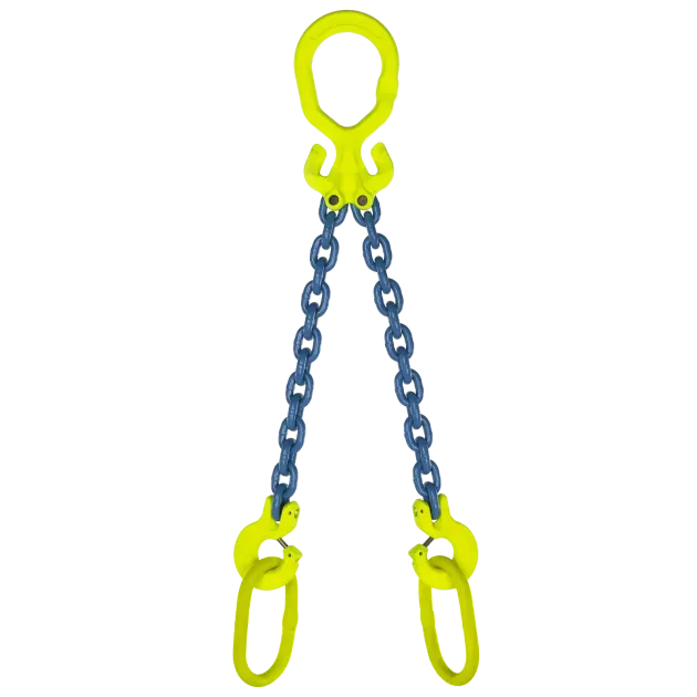 2-Strang Anschlagkette GK10 - HE100 mit Ovalöse