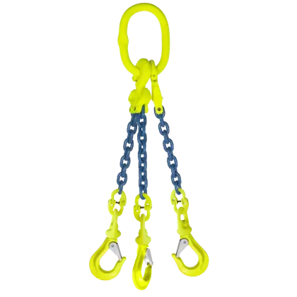 3-Strang Anschlagkette GK10 - HE100 mit Wirbelhaken
