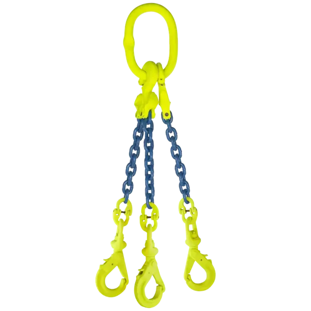 3-Strang Anschlagkette GK10 - HE100 mit Wirbelhaken