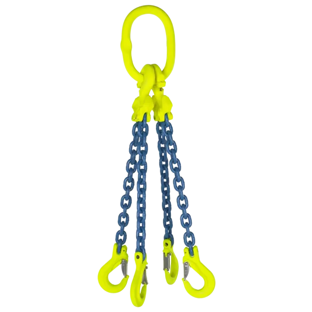 4-Strang Anschlagkette GK10 - HE100 mit Lasthaken