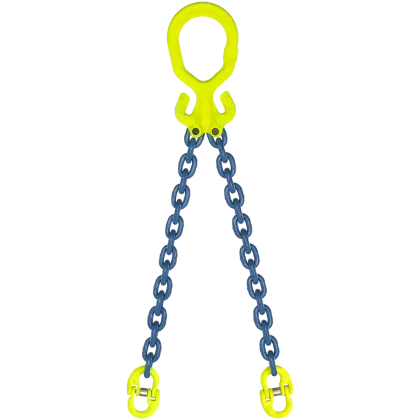 2-Strang Anschlagkette GK10 - HE100 mit Verbindungsglied
