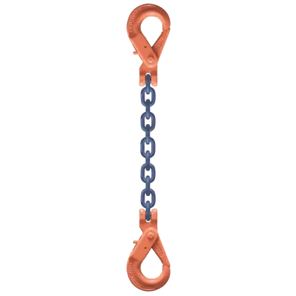 1-Strang Anschlagkette GK10 mit Sicherheitslasthaken beidseitig