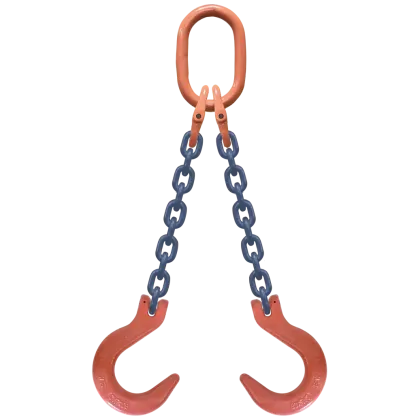 2-Strang Anschlagkette GK10 mit Weitmaulhaken