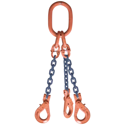3-Strang Anschlagkette GK10 mit Sicherheitslasthaken