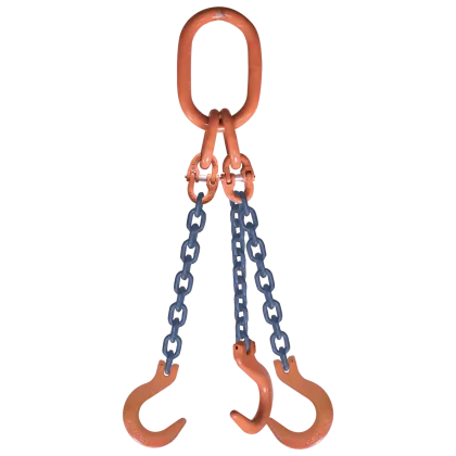 3-Strang Anschlagkette GK10 mit Weitmaulhaken