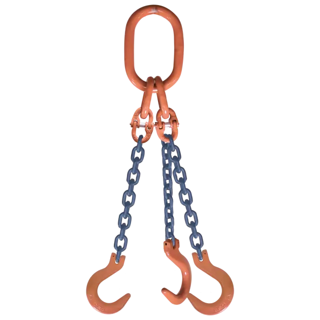 3-Strang Anschlagkette GK10 mit Weitmaulhaken