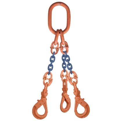 3-Strang Anschlagkette GK10 mit Wirbelhaken