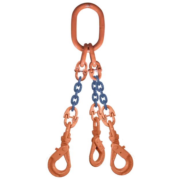 3-Strang Anschlagkette GK10 mit Wirbelhaken