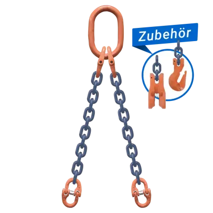 2-Strang Anschlagkette GK10 mit Verbindungsglied